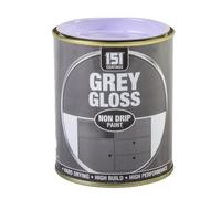 151 Grey Gloss Non-Drip Paint, Smooth Finish, Durable, Long-Lasting Protective, Professional, Quick Drying, Ideal for Furniture, Doors, Railings & Decorative DIY Projects 300ml (Pack of 1)
