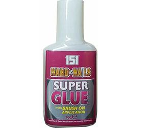 151 Hard As Nails Adhesive, Brush On Super Glue