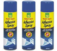 151 Heavy Duty Adhesive Glue Spray 3 X 500ML Can Aerosol Spray Ideal For Carpets, Carpet Tiles, Household Repairs, Crafts & Hobbies Quick Drying Extra Strong Glue Spray