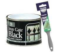 151 Iron Gate Black Gloss Paint 180Ml + Paint Brush