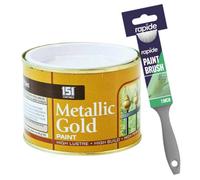 151 Metallic Gold Paint 180Ml + Paint Brush