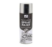 151 Multipurpose Spray Paint, Chrome, Gloss Finish, Fast Drying, Non-Cracking, 400ml