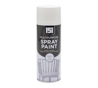 151 Multipurpose Spray Paint, White Matt Finish, Fast-Drying, Non-Cracking, 400ml