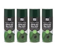 151 Mutipurpose Spray Paint, Quick Drying, Easy Application, Ideal for DIY Home Improvement, Renovation Touch Ups & Craft Projects, 300ml (Green Gloss, Pack of 4)