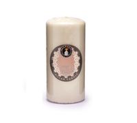 151 Natural White Pillar Candle 30 Hour Slim Wax Church Pillar Candle 12Cm X 5Cm