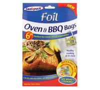 151 Pack Of 6 Foil Oven And Bbq Bags