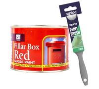 151 Pillar Box Red Paint 180Ml + Paint Brush
