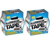151 Products 48MM X 10M ADHESIVE ALUMINIUM FOIL TAPE PIPES... (Pack of 2)
