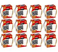 151 Products Double Sided Tape 48mm X 10M (Red One) (Pack Of 12)