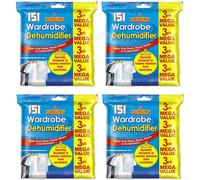 151 Products LTD 12 x Wardrobe Dehumidifier