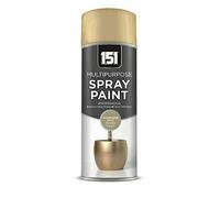 151 Products TAR060 400ml Multi Purpose Spray Paint Aerosol Wood Metal Brick - Champagne Gold Metallic Finish