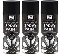 151 Professional Black Matt Multipurpose Spray Bike Car Fast Drying 400ml Spray (3)