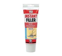 151 Quick Drying Instant Filler - For Interior & Exterior Use | Shrink & Crack Resistant - Easy Ready Mixed Paste | Repairs for Plaster, Plasterboard, Brick, Wood and Stone (White, 330g)