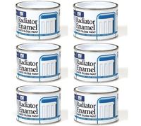 151 Radiator Enamel White Gloss Paint - 180Ml - Pack Of 6