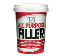 151 Smooth All Purpose Filler - Interior & Exterior Use | No Sagging, Shrinking or Cracking - Easy To Use Ready Mixed Paste | Repairs for Plaster, Plasterboard, Brick, Wood and Stone (White, 600g)
