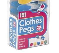 151 Soft Grip Clothes PEGS 20PK