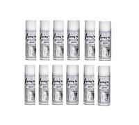 151 Spray to Plastic Paint, White Gloss, Professional Finish, Quick Drying, 400ml, Pack of 12