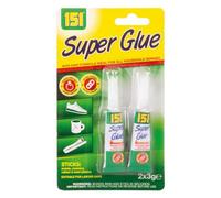 151 Super Glue, Quick Drying, Extra Strong, 4 x 3g Tubes, Non-Drip Formula for Household Repairs