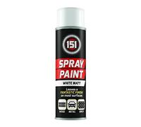 151 White Matt Multi-Purpose Aerosol Spray Paint 250ml (6 Pack)