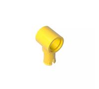 15100 65487 Shaft Bolt Connection Technic Pin Connector Hub, Yellow, 50 PCS | Compatible with LEGO Building Blocks. with 1 Pin. with Friction Ridges Lengthwise. Color consistency. Gobricks GDS-925.