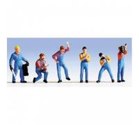 15108 Noch HO Set 6 Mechanics with Hand Tools Scale 1:87