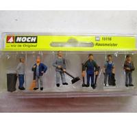 15116 Noch HO 6 characters condominium porters as in the photo scale 1:87