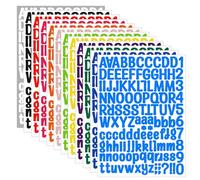 1512 Pcs Letter Stickers, 12 Sheets Alphabet Sticker, 1 inch Multicolor Stick on Letters, Vinyl Letters Stickers, Self Adhesive Sticks for DIY Scrapbook, Graduation Cap, Water Bottle, Windows