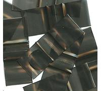 1515 1.5" x 1.5" BLACK 2.5 mil Apple Bag Mini Ziplock Reclosable 100 Baggies Clear Color Colored 100 Bags 1515 (BLACK)
