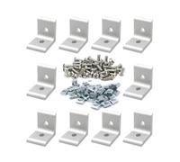 1515 Aluminum Extrusion Corner Bracket Sets 15S Extruded Right Angle Connector with Screw for Frame(8Pcs-15S L Type Set)
