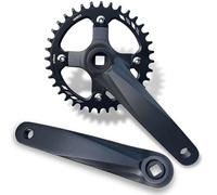152/165/170Mm 32T 34T 36T 38T Square Crankset for Mountain Bike Chainring MTB Crank Cranksets for Bikes, Mtb Crankset Aluminum Alloy Left and Right Crank A,32T-152mm