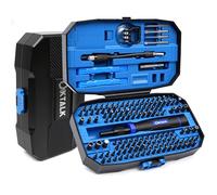 152-in-1 Precision Screwdriver Set with 140 CRV Steel Bits,Magnetic Storage Case&12 Accessories-All-in-One Electronics Repair Kit for iPhone,MacBook,Laptop,Game Console,Phone,Tablet,Drone&Small Gadget