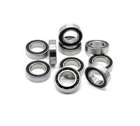 15267-2RS 15x26x7mm Steel Hybrid Ceramic Rubber Sealed Bearings Smoothly For Rear Hub 2Pcs(18307 RS CB)
