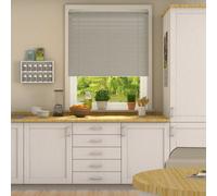 152Cm Drop, 25mm Slat Pvc Venetian Blind 175Cm Grey