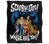(152cm x 127cm, Multicoloured) Scooby Doo Ghosts Soft Touch Blanket