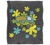 (152cm x 127cm, Multicoloured) Scooby Doo The Mystery Machine Soft Touch Blanket