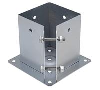 152mm x 150mm Galvanized Zinc Square Bolt Down Post Base Support PostFoot Shoe for 150mm Timber