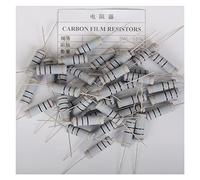 152PCS/LOT 5W 5Percent 1R-1M 76Values x 2 Carbon Film Resistor Kit Metal Oxide Film Resistors Set Resistor
