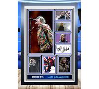 (153) Liam Gallagher Signed Framed Autograph Signature A4 (21 X 297 CM) Art Work Wall Art Display Great Gift Idea (REPRINT) #####