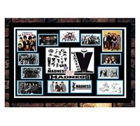 (153) Madness Signed Framed Autograph Signature A4 (21 X 297 CM) Art Work Wall Art Display Great Gift Idea (REPRINT) #####
