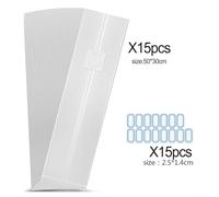 1530pcs Mushroom Bags with Innovative Ventilation Patch, Designed for Effective Indoor Mushroom Cultivation (15pcs)