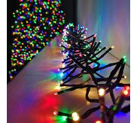 Premier 1536 LED 9m Christmas Outdoor 8 Function Cluster Brights Multicoloured