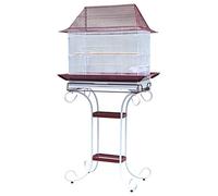 153Cm Birdcage Roof Top Large Stainless Steel Metal Parrot Cage Bird Cage Pet Breeding Cages Birdcage Parrotlets Aviary