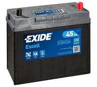 154 Car Battery Exide EB456 12V 45Ah 330CCA - Varta B34 Equivalent