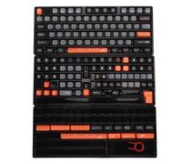 154 Key PBT Keycaps XDA Height, Mechanical Keyboard Keycaps, Five - Sided Thermal Sublimation Keycap Set with Keycap Puller for 61 87 98 104 108 Key Layouts
