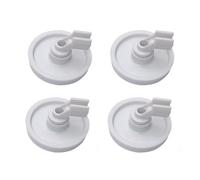 154174501 Dishwasher Wheel Bracket, 4pcs Dishwasher Rack Wheels Replace Parts Compatible with AP7195062 5304521179 154294801 3202777