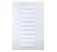 154cm x 165cm - White Curtians - Zebra/Vision Blinds - Double layer Fabric Roller shades - Day and Night Blind for Windows and Doors