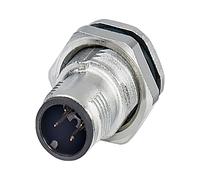 1553459 Connector: M12 socket PIN: 4 male 250V straight THT PHOENIX CONTA