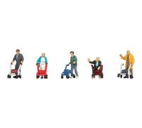 NOCH 15549 HO Scale 1:87 Elderly Figures With Walking Frames