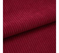 155cm Wide DIY Corduroy Material Fabric, Upholstery Sewing Craft Material Fabric, 22 Solid Colors, Polyester Washable, for Coat Shirt Dress Pants Costume Sofa Throw Pillow Covers ( Color : 02 Red , Si
