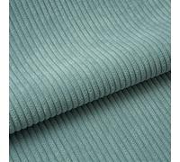 155cm Wide DIY Corduroy Material Fabric, Upholstery Sewing Craft Material Fabric, 22 Solid Colors, Polyester Washable, for Coat Shirt Dress Pants Costume Sofa Throw Pillow Covers (Color : 14 Blue, S